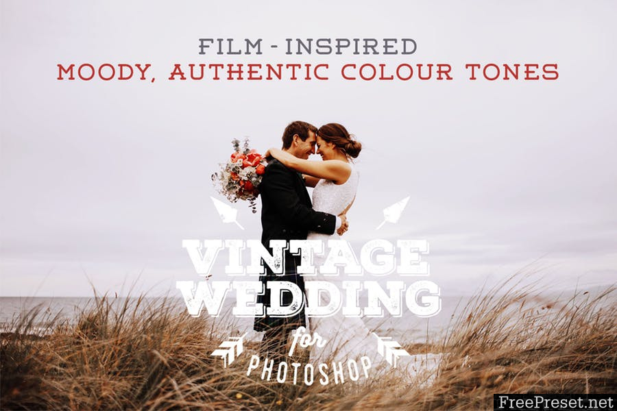 Vintage Wedding Action for Photoshop