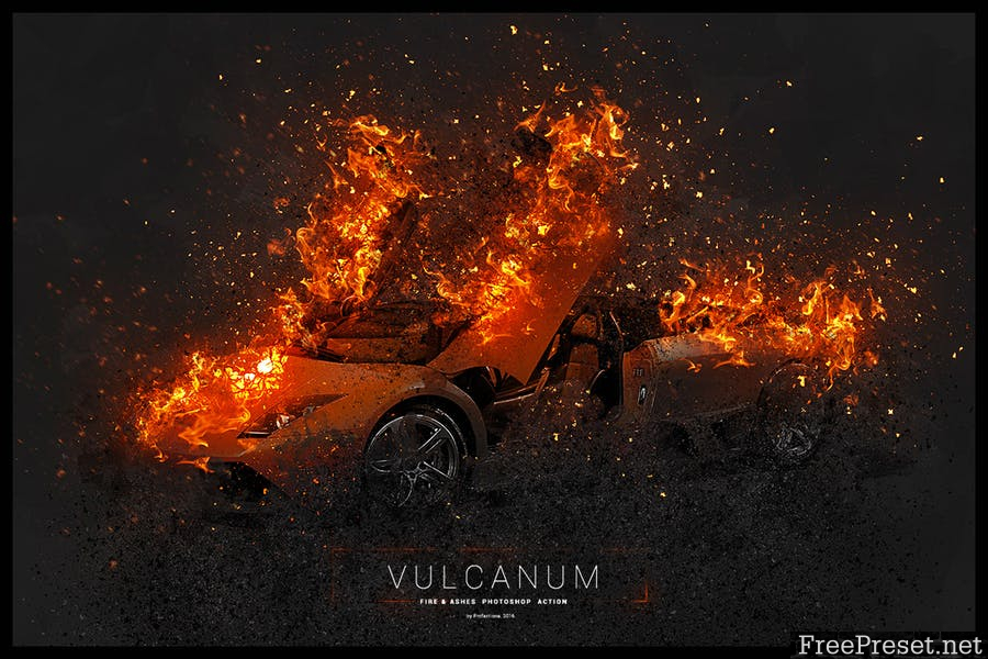 Vulcanum - Fire & Ashes Photoshop Action K5M8AN