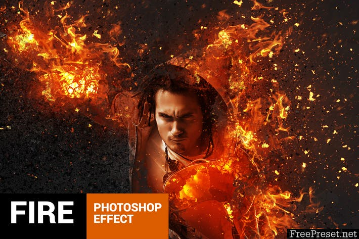 Vulcanum - Fire & Ashes Photoshop Action K5M8AN