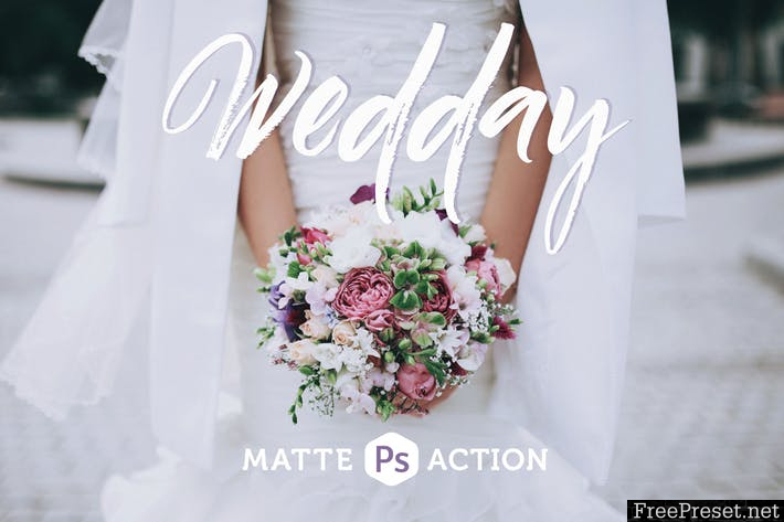 Wedday Matte Photoshop Action VWNEPF