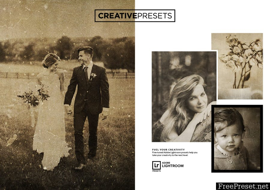 Wet Plate Lightroom Presets + Overlays