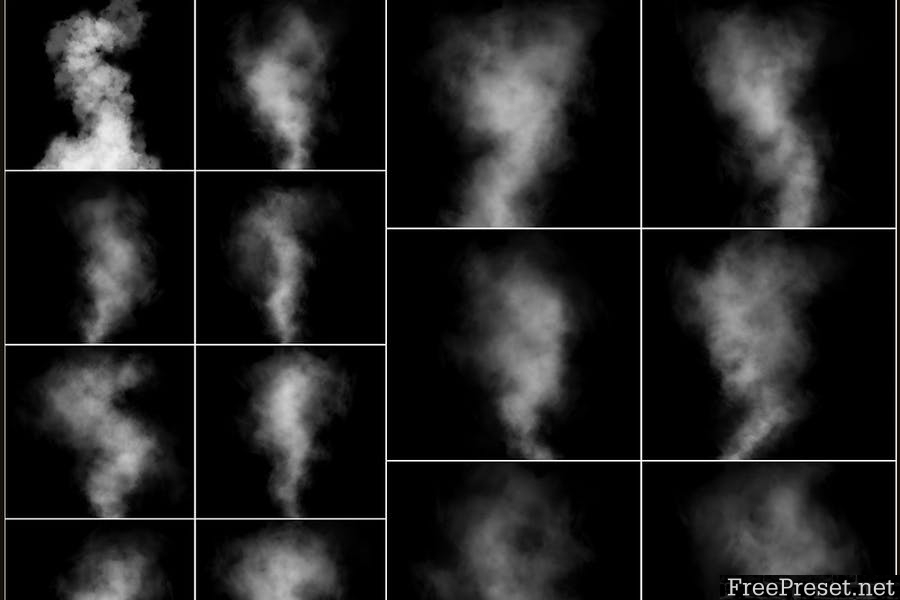 100 Cloudy Smoke Overlays 5JUYE5