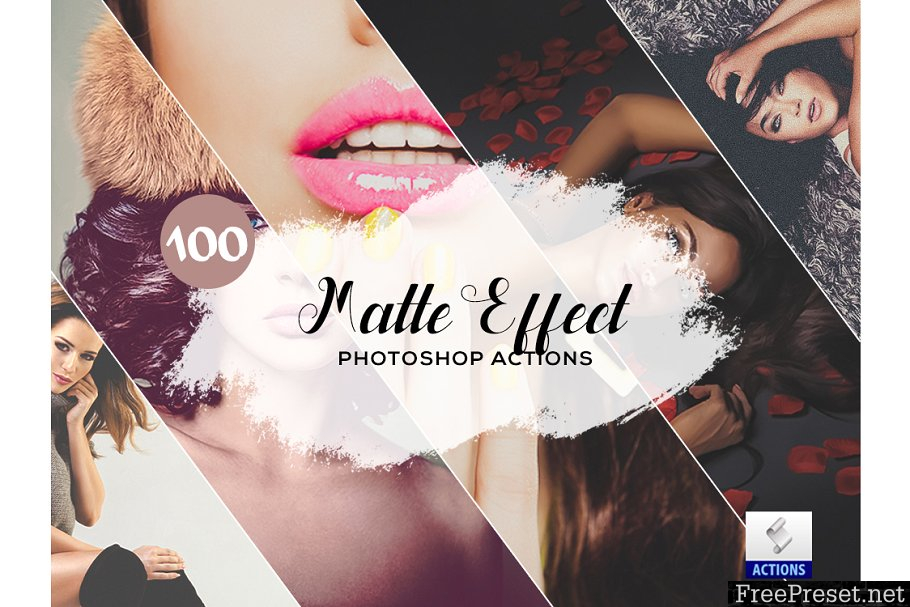 100 Matte Effect Photoshop Actions 3934740