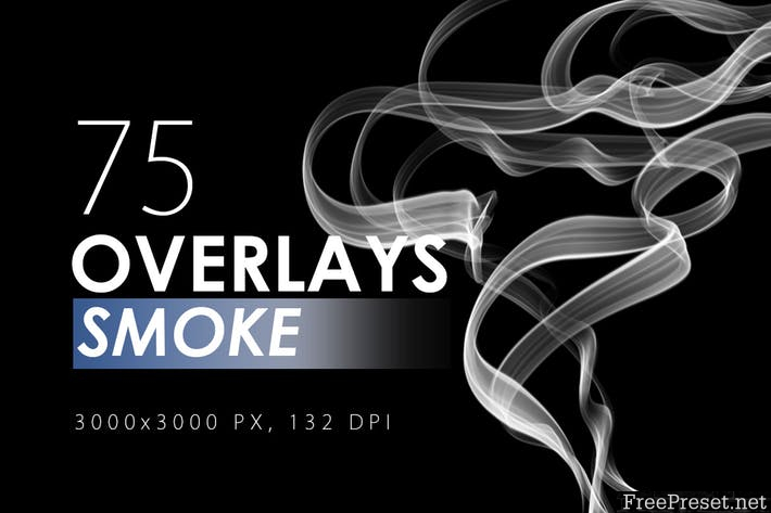 75 Smoke Overlays - PXV555 - JPG