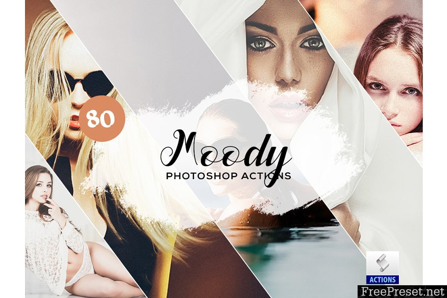 80 Moody Photoshop Actions 3934824