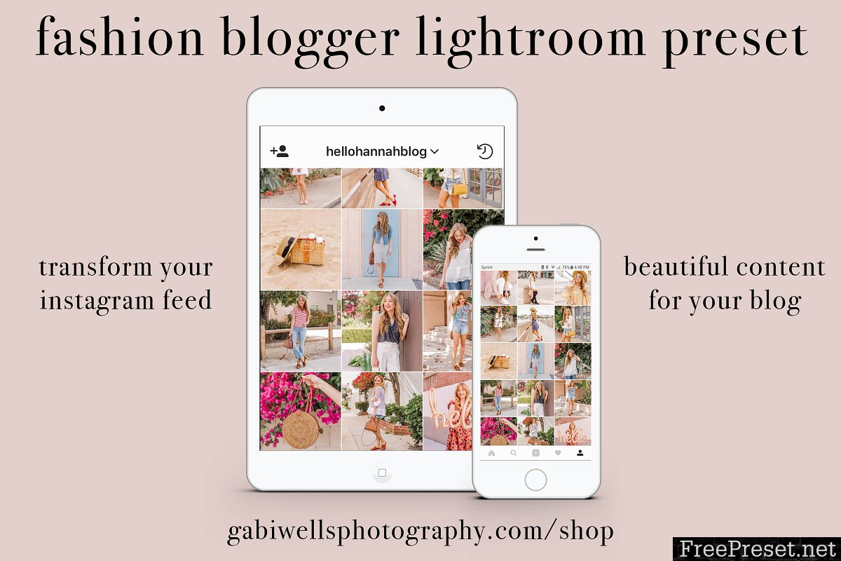 Fashion Blogger Lightroom Preset 2036855