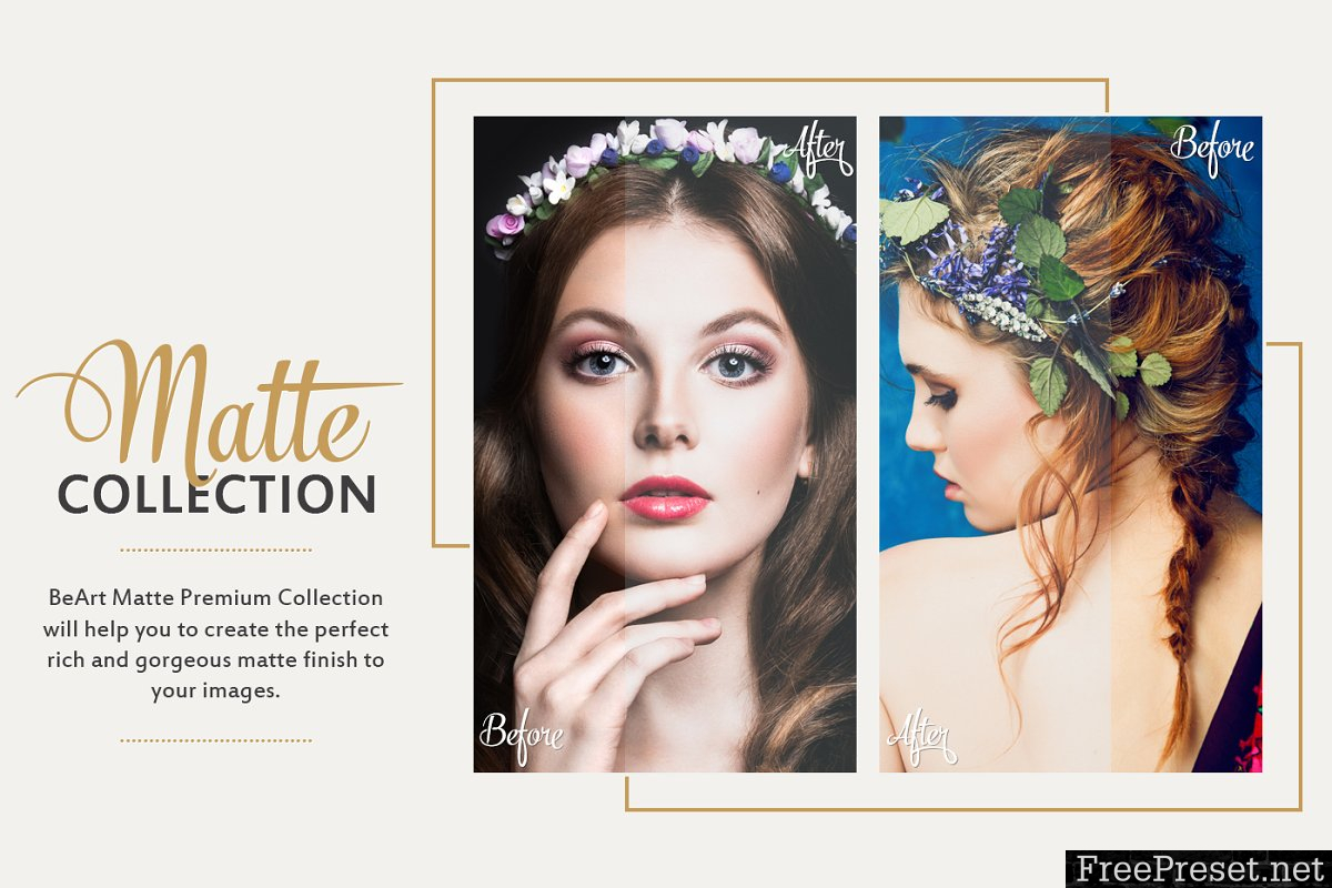 Matte Premium Lightroom Presets 104070