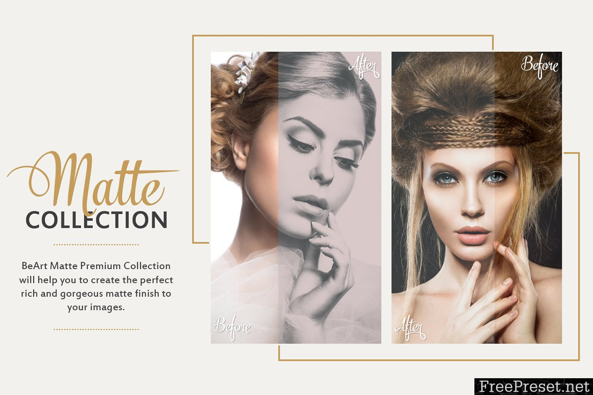 Matte Premium Lightroom Presets 104070