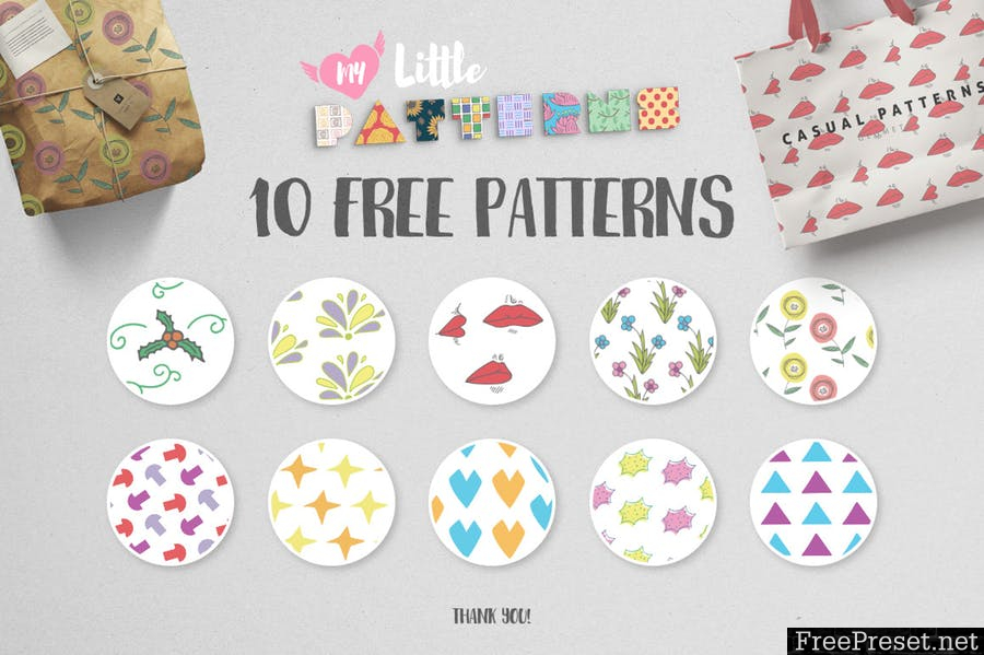 My Little Patterns Vol. 2 ZEZ52S - AI, EPS, PNG