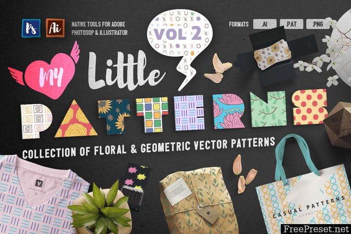 My Little Patterns Vol. 2 ZEZ52S - AI, EPS, PNG