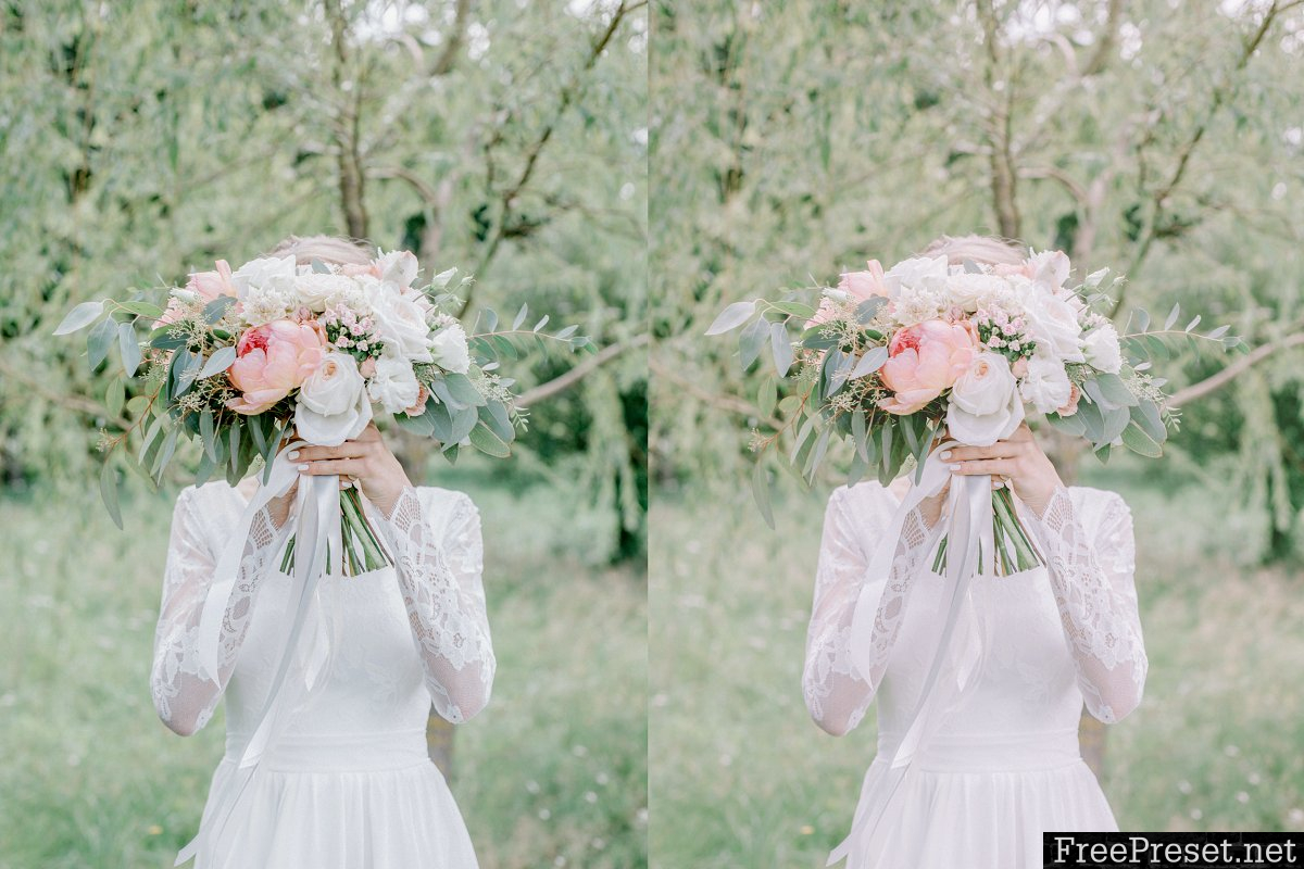 Peach Pastel Wedding Preset LR PS 1344246