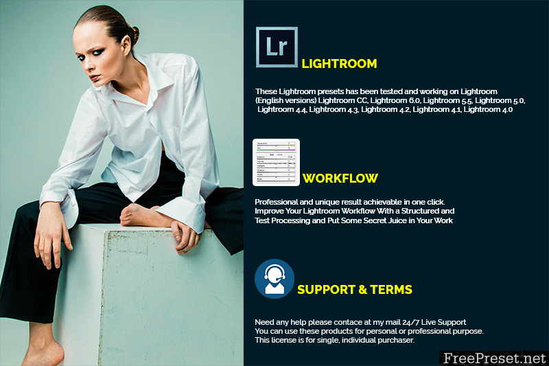 Premium Fashion Model Lightroom Presets