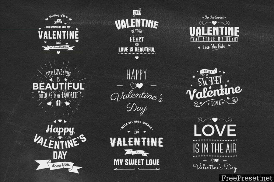 Valentine's Day Badges & Overlays RTMLWG