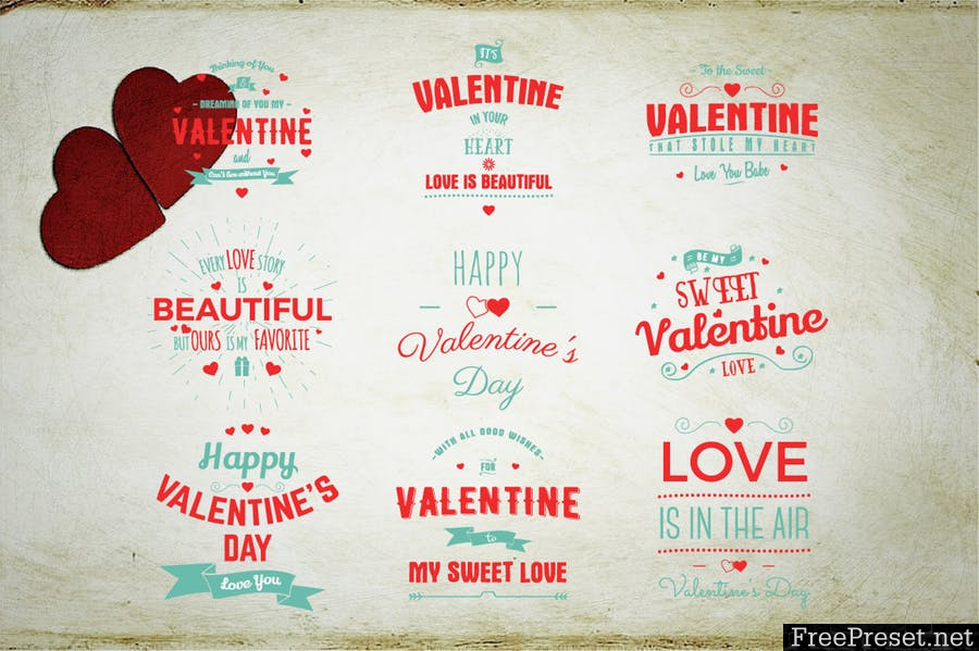 Valentine's Day Badges & Overlays RTMLWG