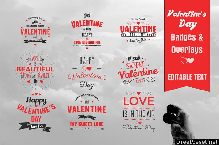 Valentine's Day Badges & Overlays RTMLWG