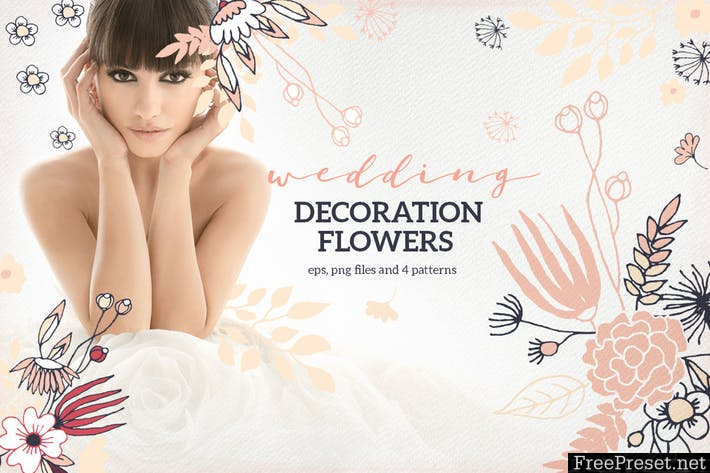 Wedding Decoration Flowers GLRKBV - PNG, EPS