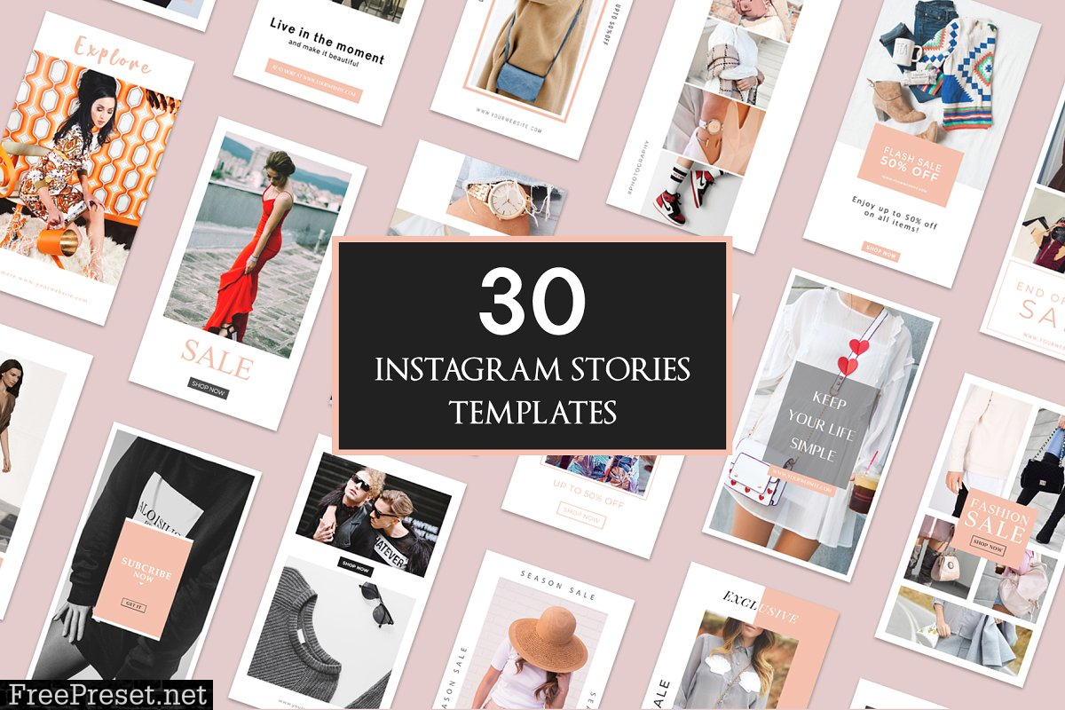 30 Instagram Stories Templates 3027819