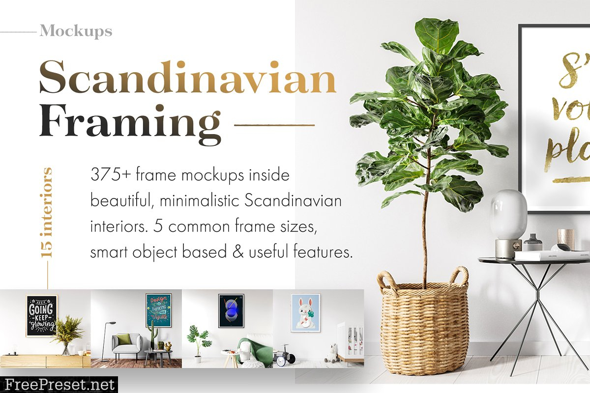 375+ Mockups ? Scandinavian Framing 3177014