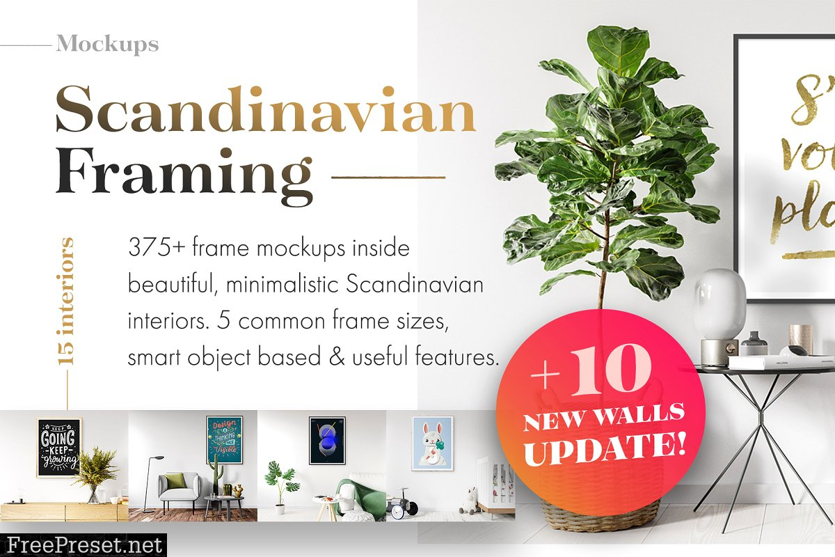 375+ Mockups ? Scandinavian Framing 3177014