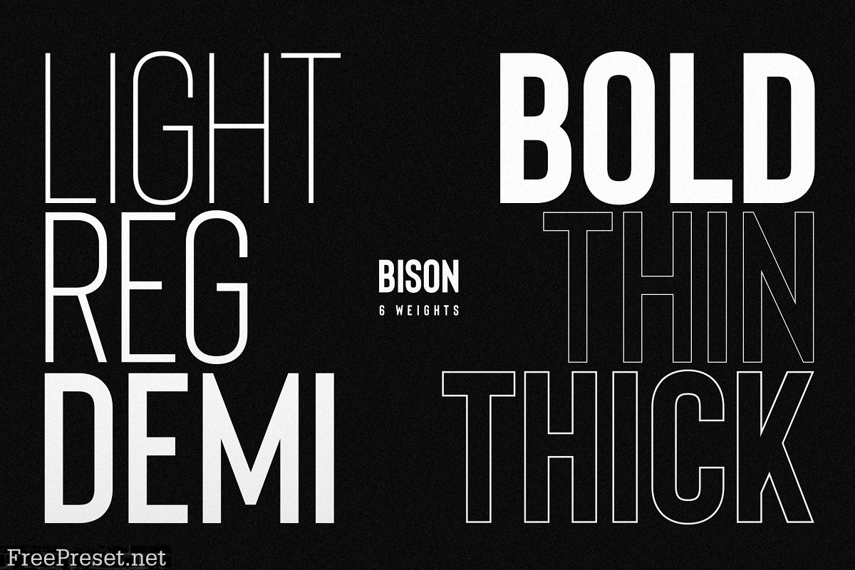 Bison - A Powerful Sans Serif 2361604