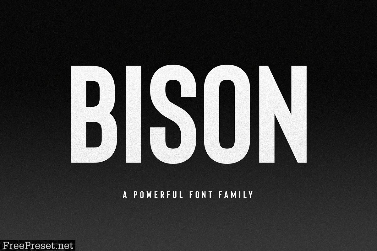 Bison - A Powerful Sans Serif 2361604