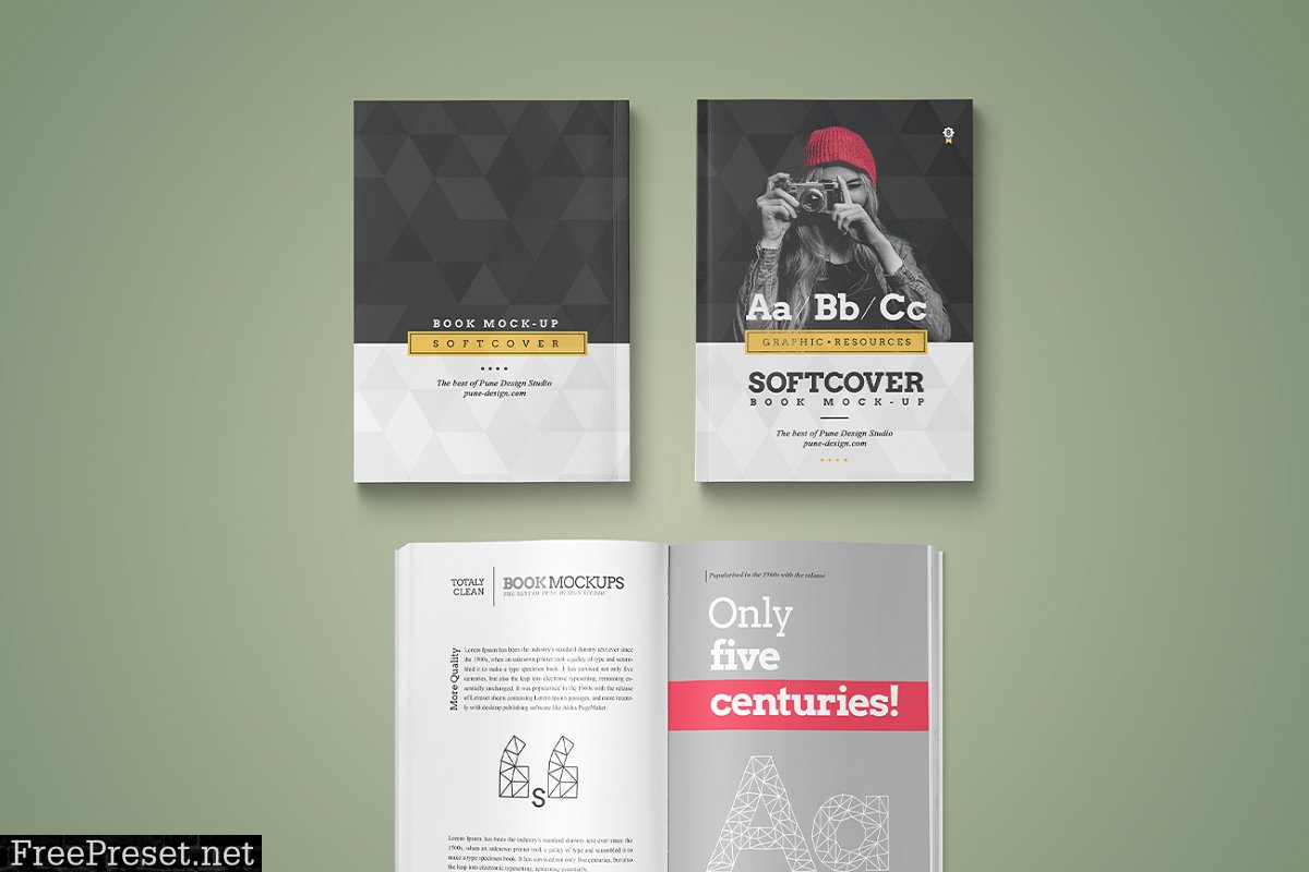 Book Mock-Up / Softcover Edition 622354