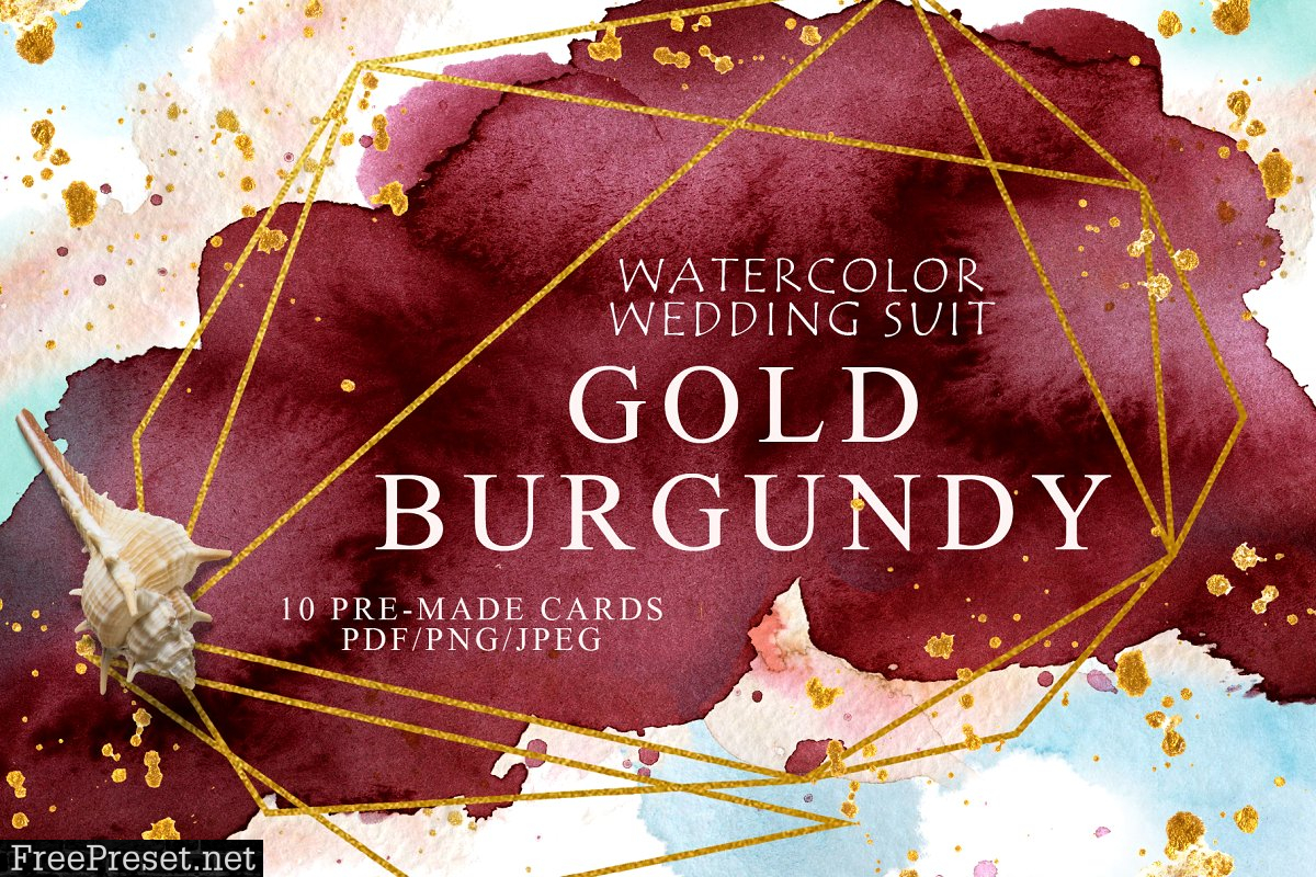Burgundy & Gold wedding suit 2815489