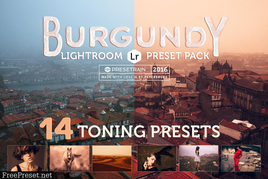 Burgundy Lightroom Preset Pack 519087