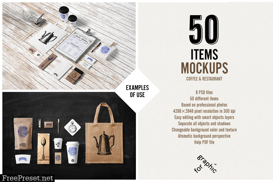 Coffee Stationery / Branding Mock-Up - CM 78971