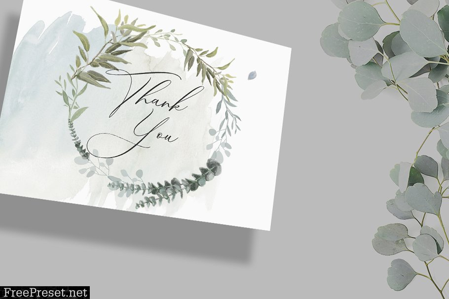 Foliage Wedding Invitation 3401867