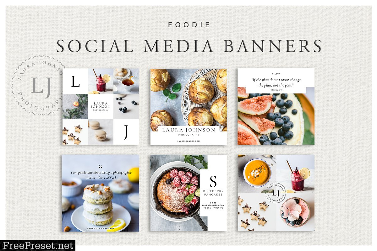 Foodie Social Media Banners 2288319