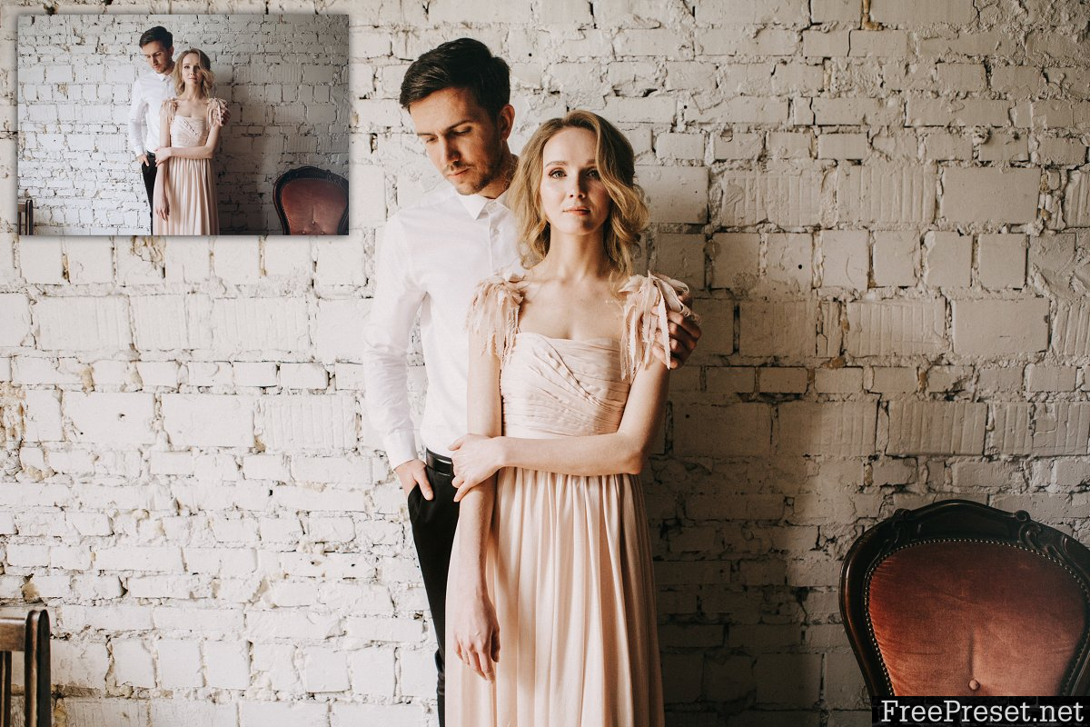 Gold Film Toned Wedding Presets 1310385