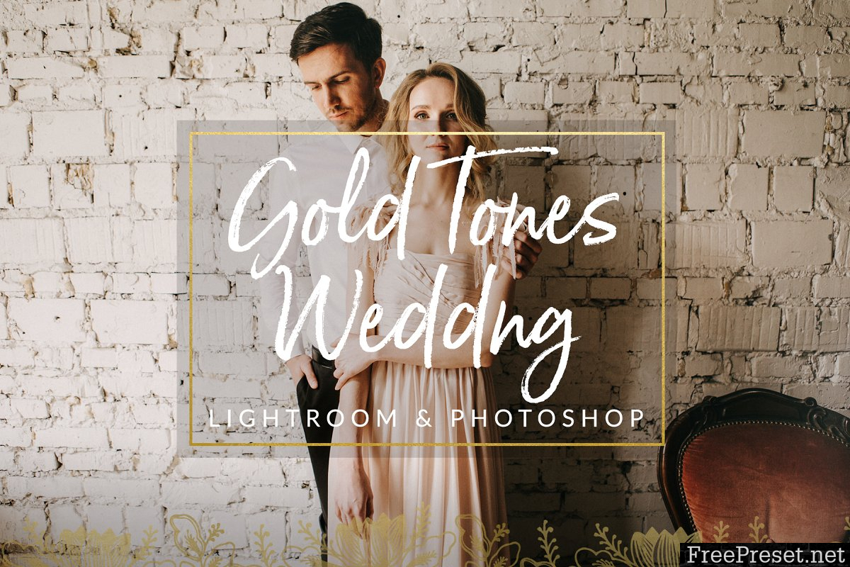 Gold Film Toned Wedding Presets 1310385