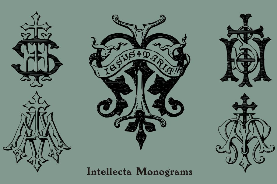 Intellecta Monograms Collection 9871