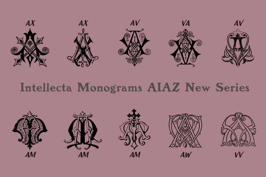 Intellecta Monograms Collection 9871