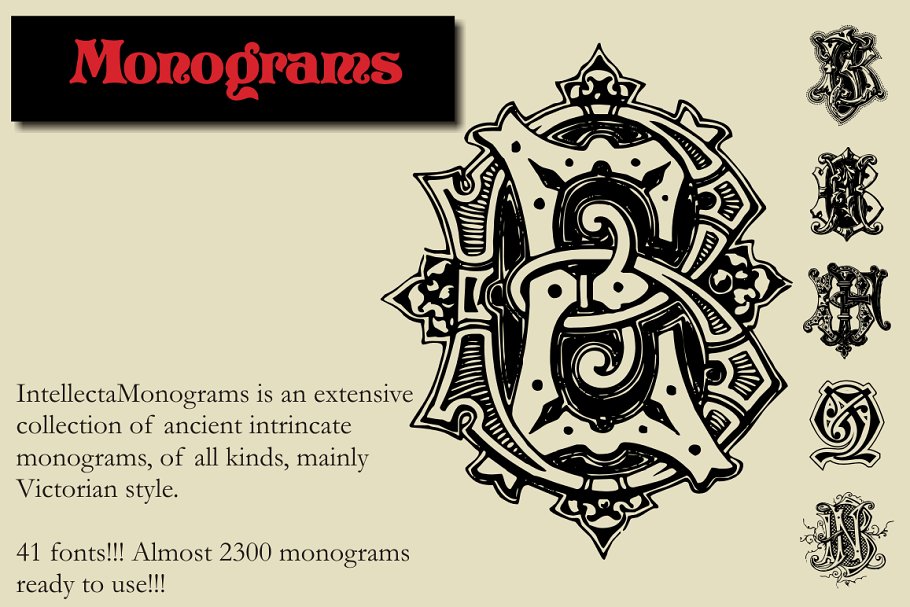 Intellecta Monograms Collection 9871