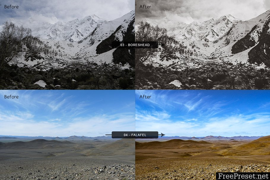 Landscapes Lightroom Presets Vol 1 180395