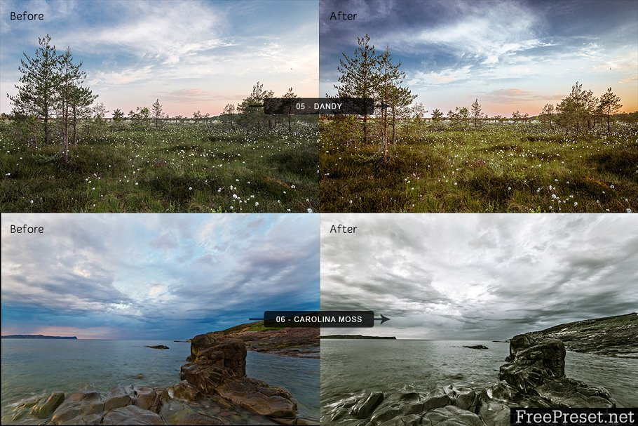 Landscapes Lightroom Presets Vol 1 180395