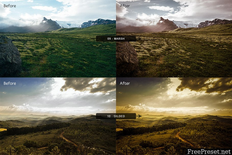 Landscapes Lightroom Presets Vol 1 180395