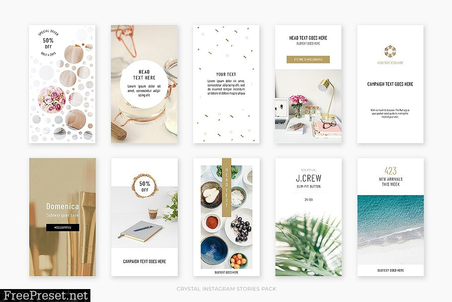 Light Instagram Stories Bundle 2230553