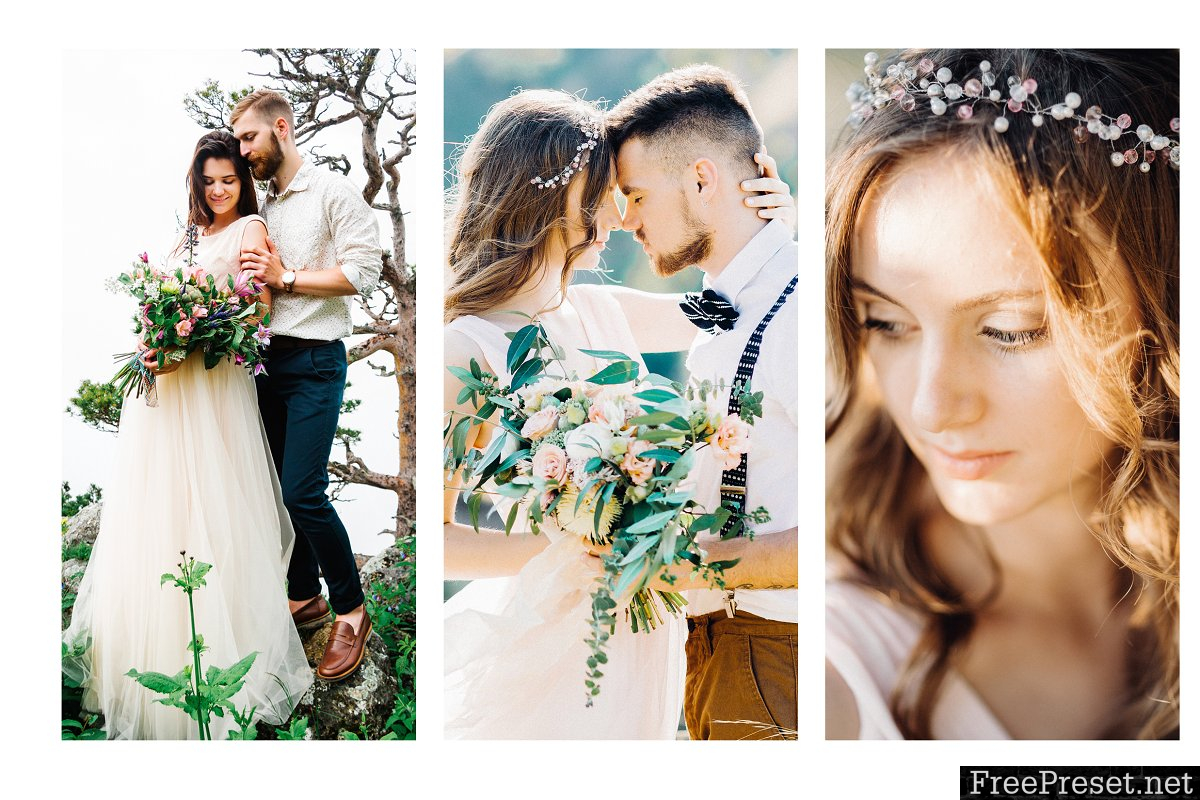 Luminous Film Tones Wedding Presets 1310381