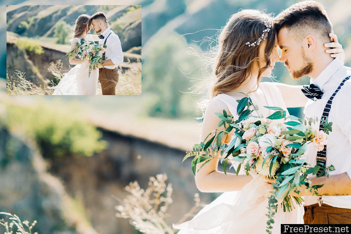 Luminous Film Tones Wedding Presets 1310381