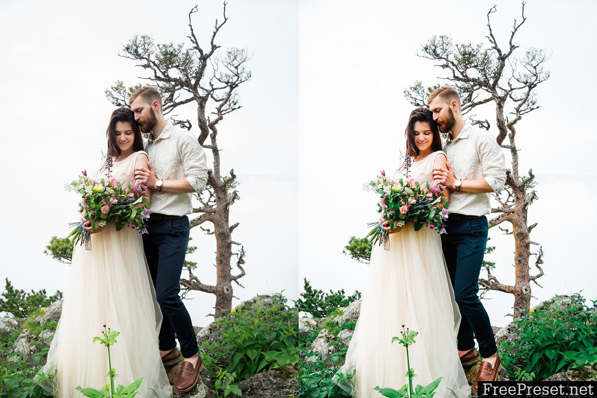 Luminous Film Tones Wedding Presets 1310381