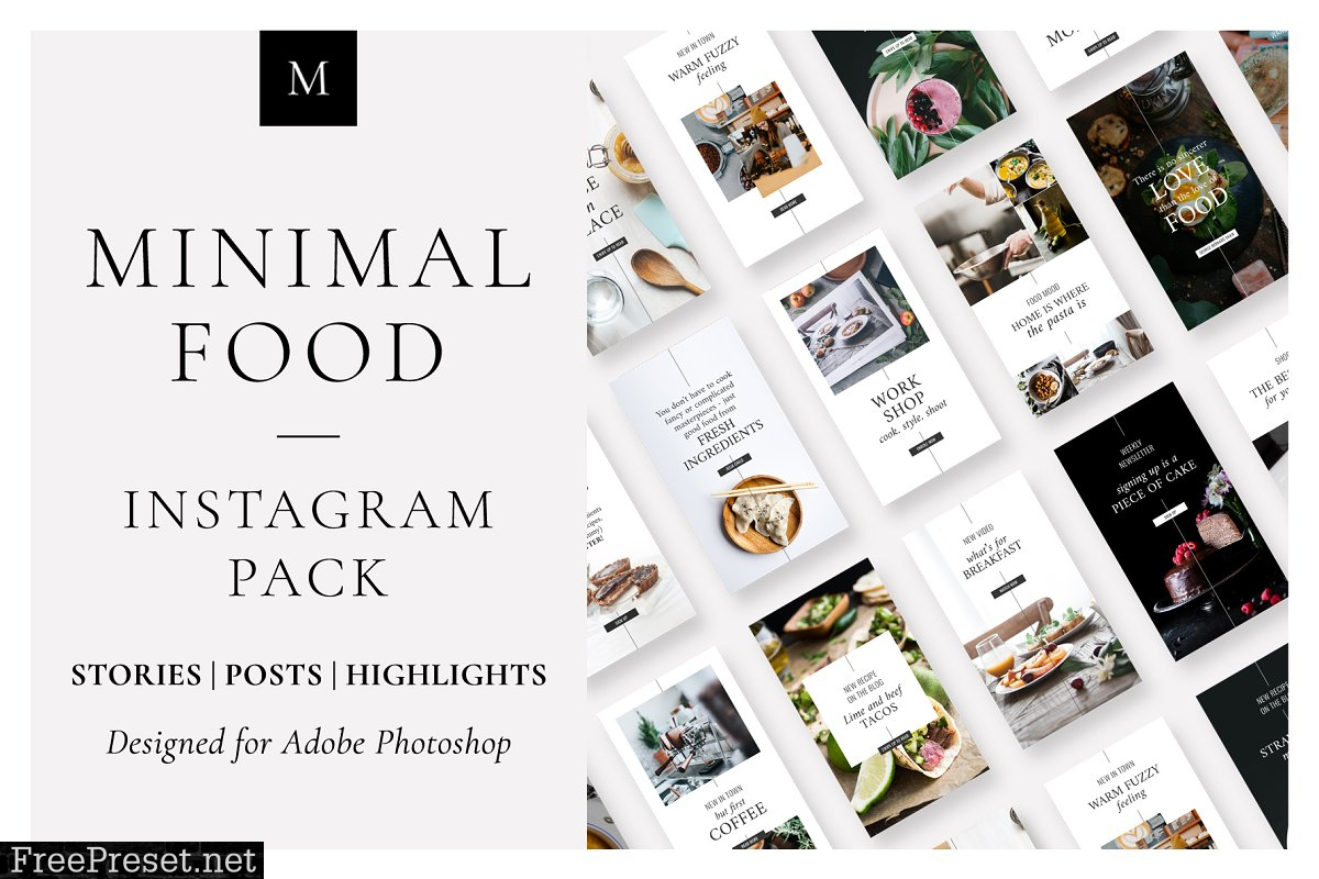 Minimal Food Instagram Pack 3668803