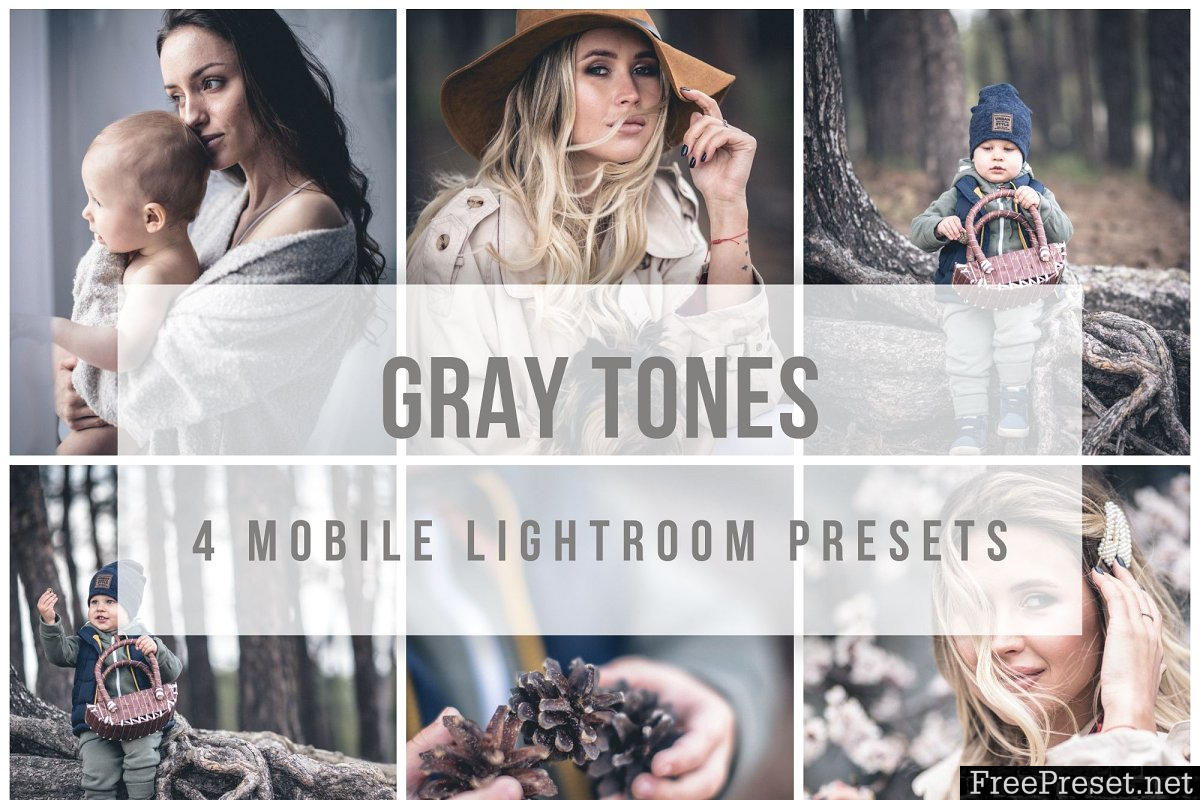 Mobile Lightroom Presets Gray tones 3889930