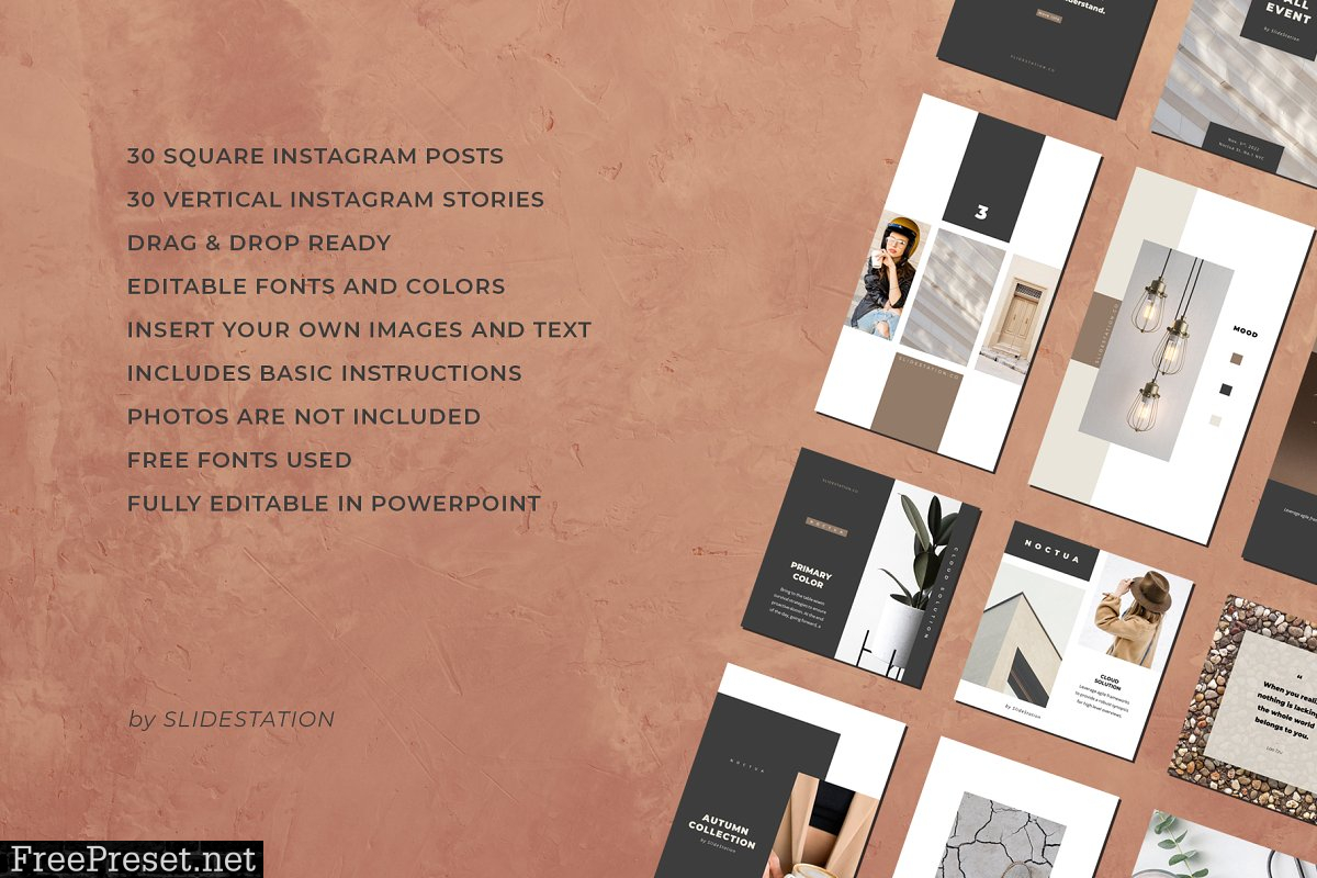 Noctua PowerPoint Instagram Pack 3905451