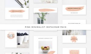 Pink Minimalist Instagram Pack 1601708