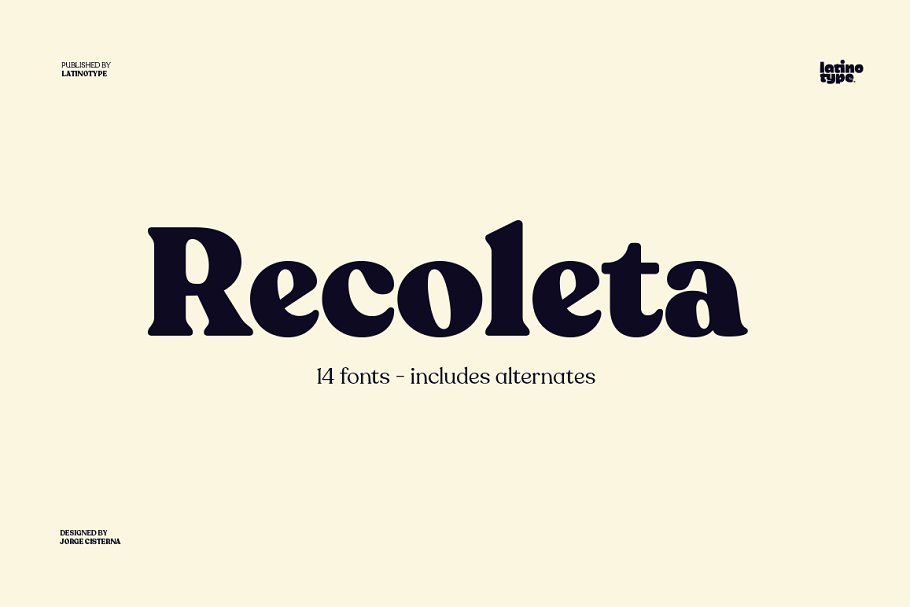 Recoleta font family 2724190