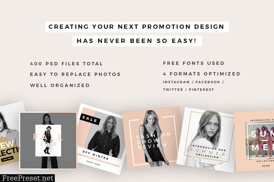 Stylish - 100 Social Media Templates 2598681