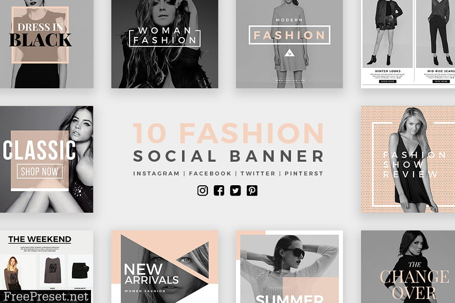 Stylish - 100 Social Media Templates 2598681